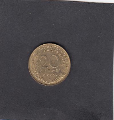 Beschrijving: 20 Centimes  